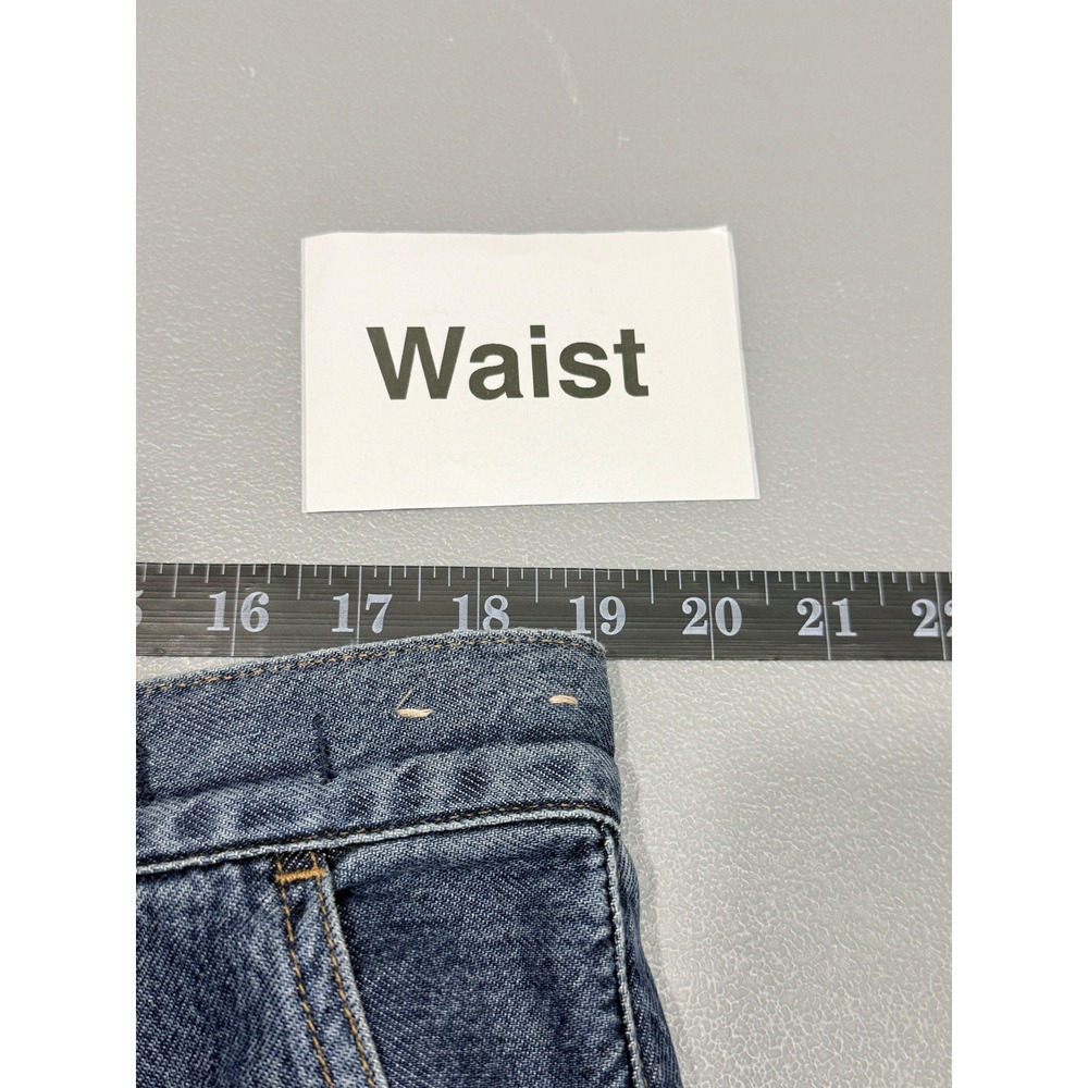 Madewell Relaxed High-Rise Wide Leg Blue Denim Jeans - Picture 6 of 10